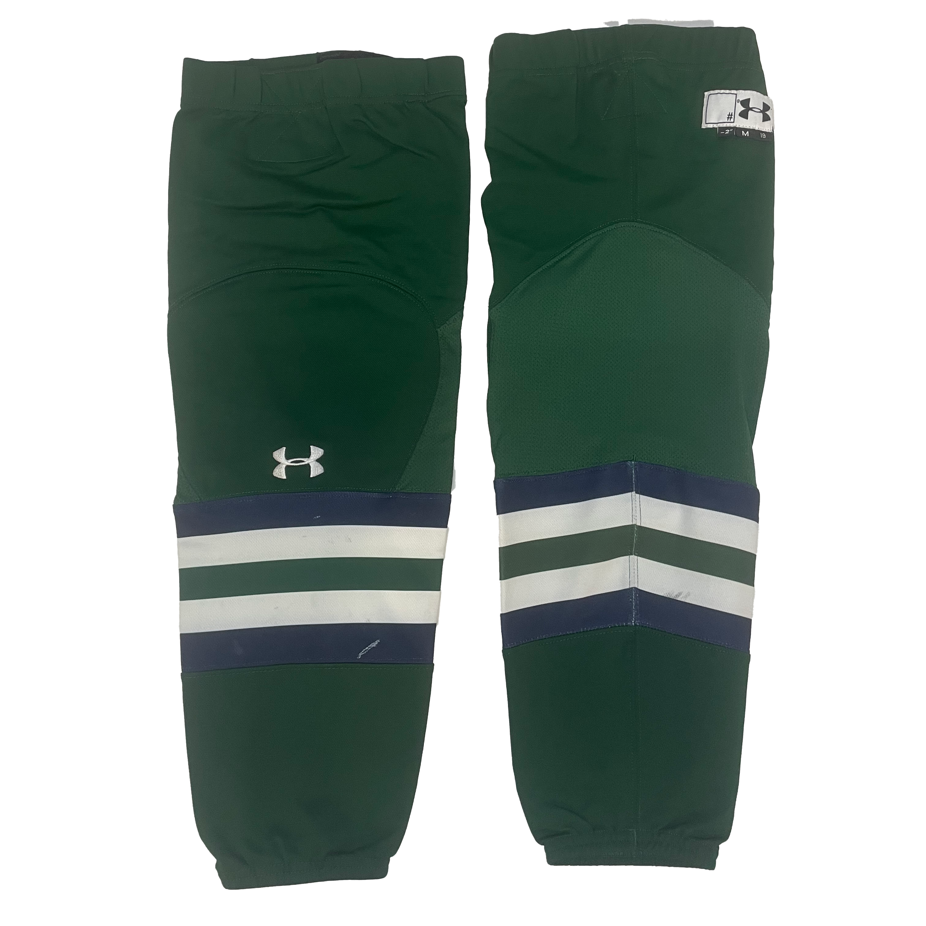 NCAA - Chaussettes Under Armour d'occasion (vert/bleu marine/blanc)